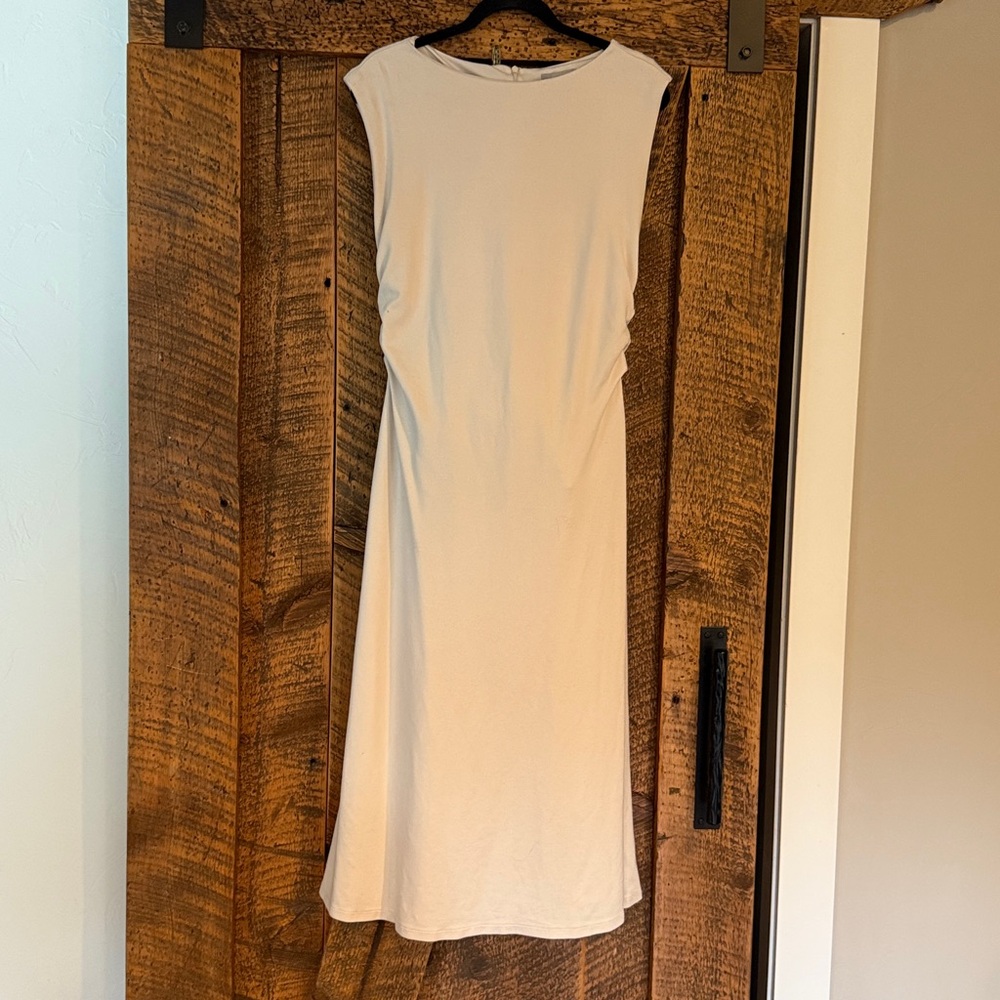 H&M Cream Midi Dress